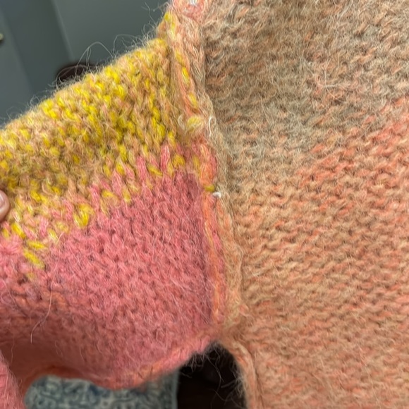 NWT Free People Domino Prairie Sunset Alpaca Wool Blend Pullover Knit Sweater. - Picture 12 of 17